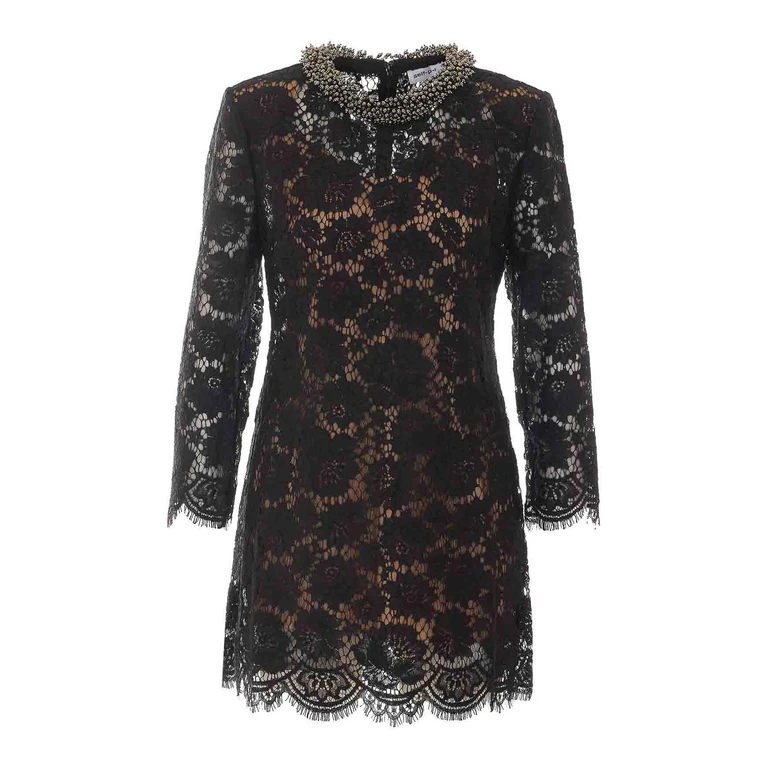 Self Portrait Pull Col Rond - Noir (045SBLACK)