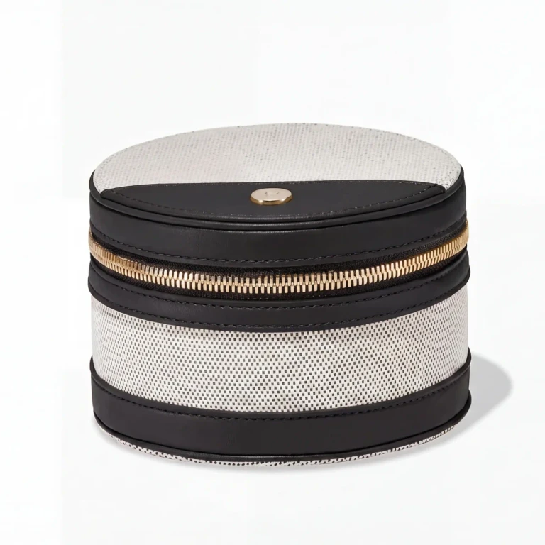 Jewelry Case - Durable Travel Accessory Organizer Domino Black