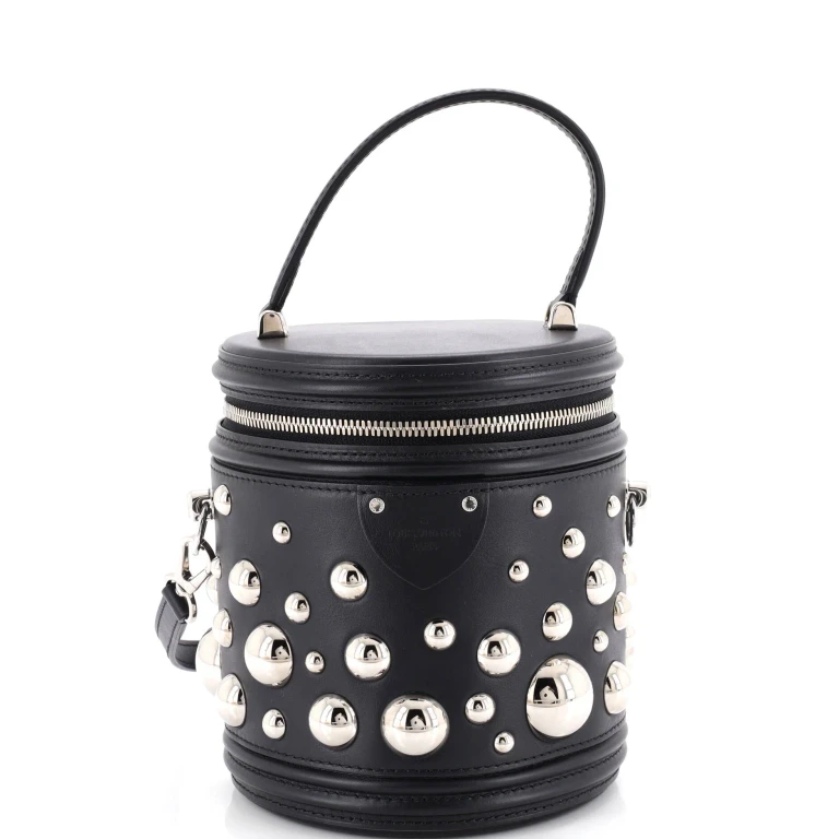 Cannes Handbag Yayoi Kusama Embellished Leather