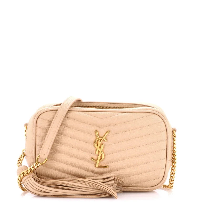 Lou Camera Bag Matelasse Chevron Leather Mini