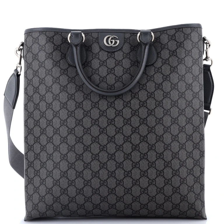 Ophidia Convertible Tote GG Coated Canvas Medium