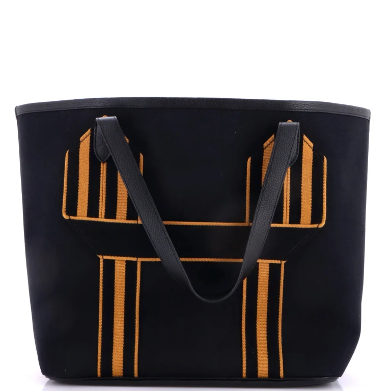 Pursangle Tote Canvas with Leather