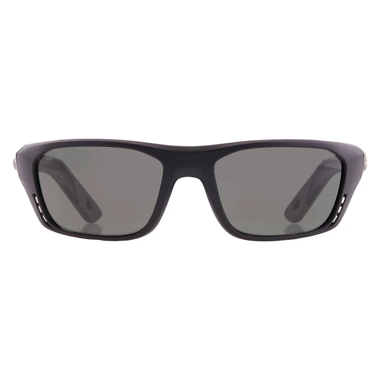 WHITETIP PRO Grey Polarized Glass Wrap Mens Sunglasses 6S9115 911504 57