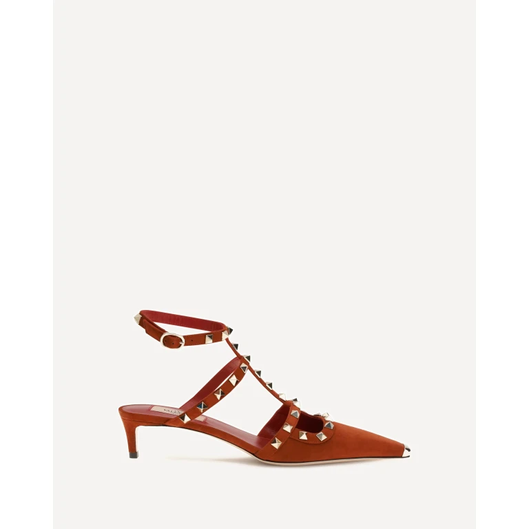 Rockstud kid leather Pumps Female 39