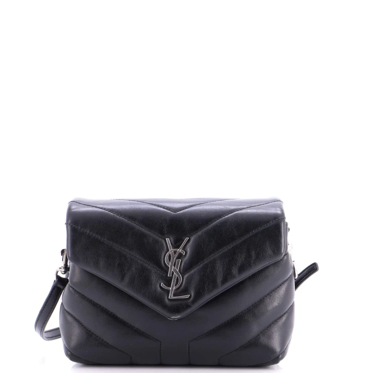 Loulou Shoulder Bag Matelasse Chevron Leather Toy