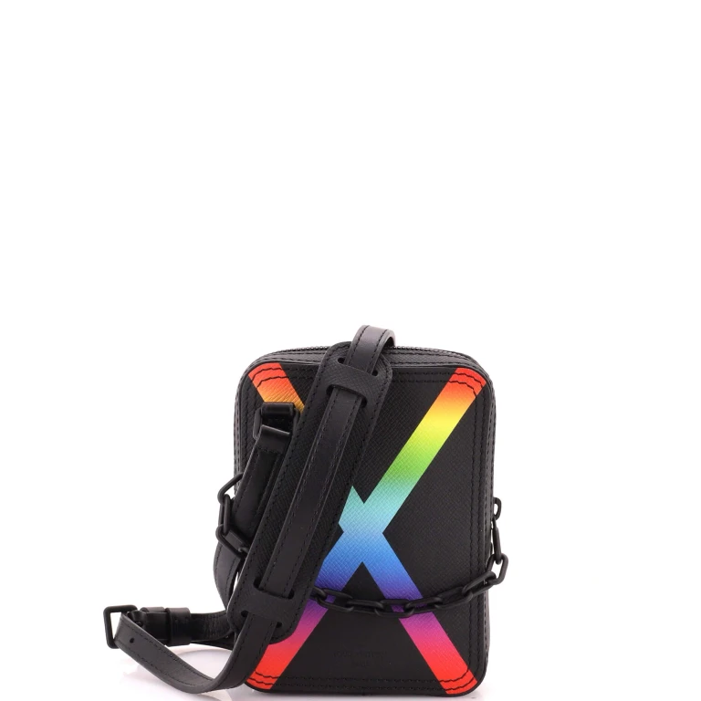 Danube Messenger Bag Rainbow Taiga Leather