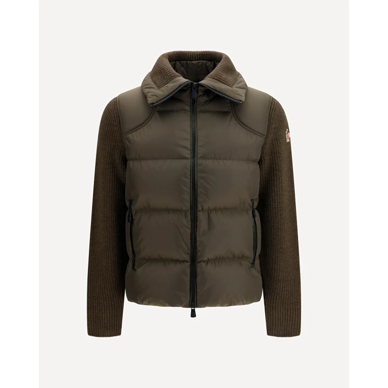Padded wool Cardigan with zip Male L