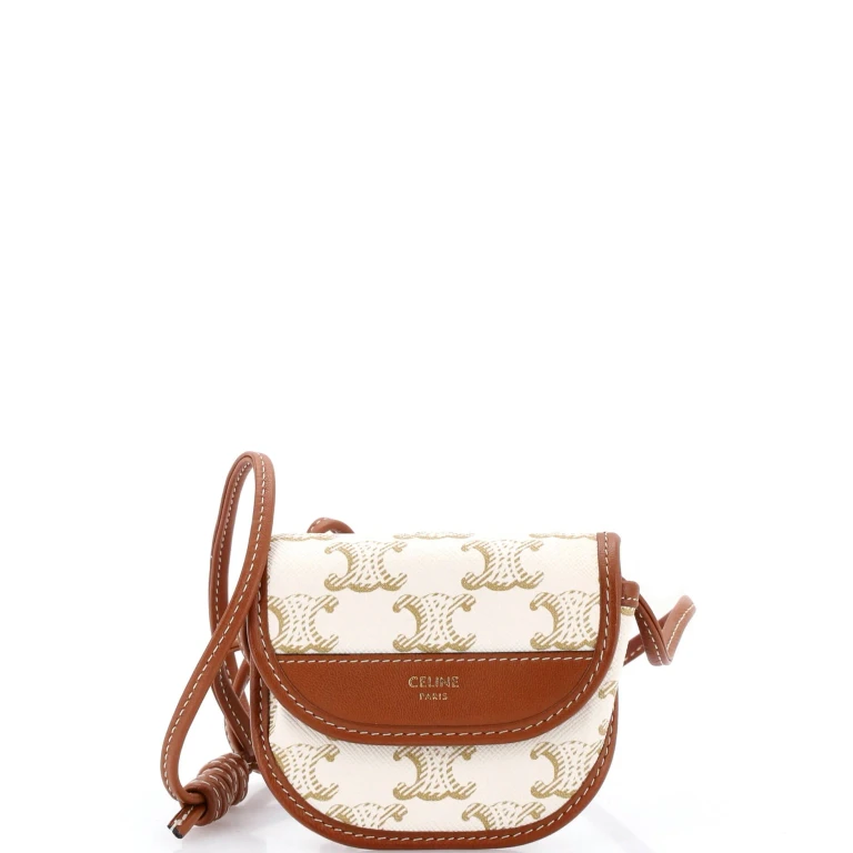 Airpods Case Flap Bag Triomphe Coated Canva
