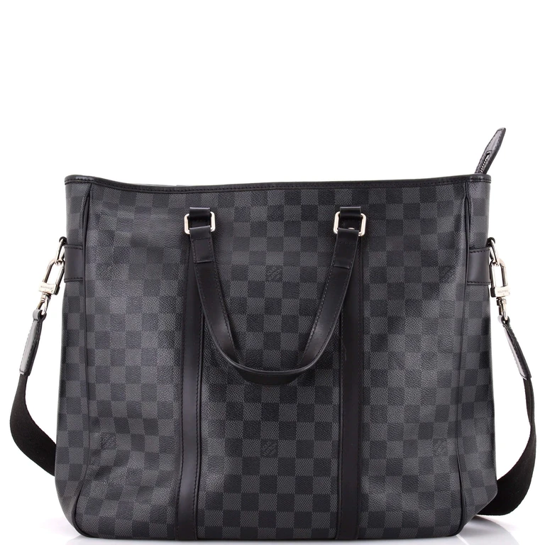 Tadao Handbag Damier Graphite MM