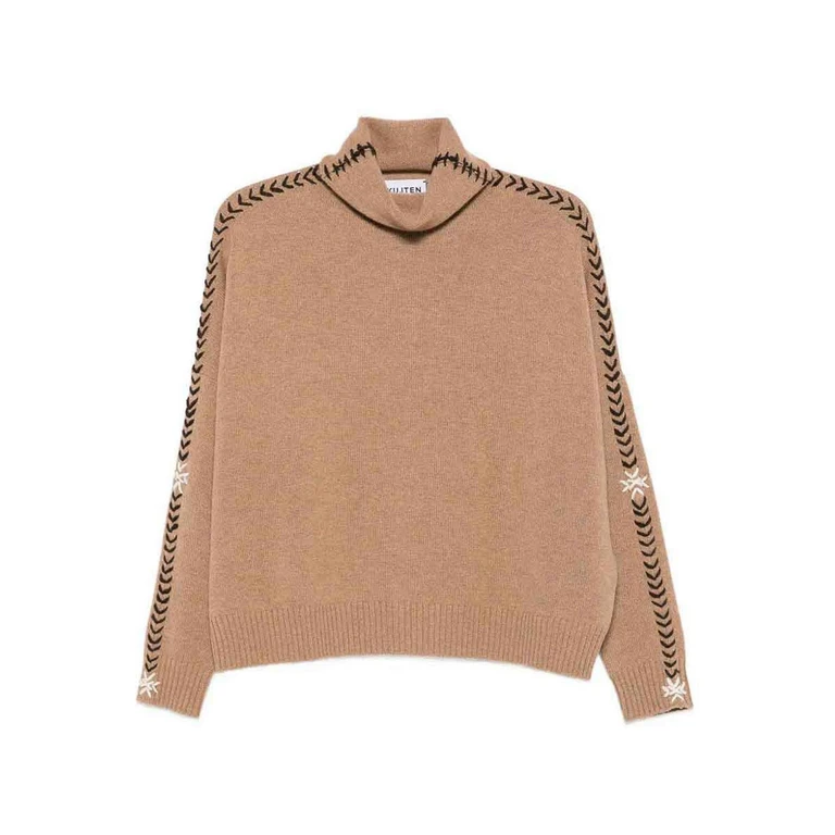 Pull Col Rond - Beige (F5136THEASNOW2131)