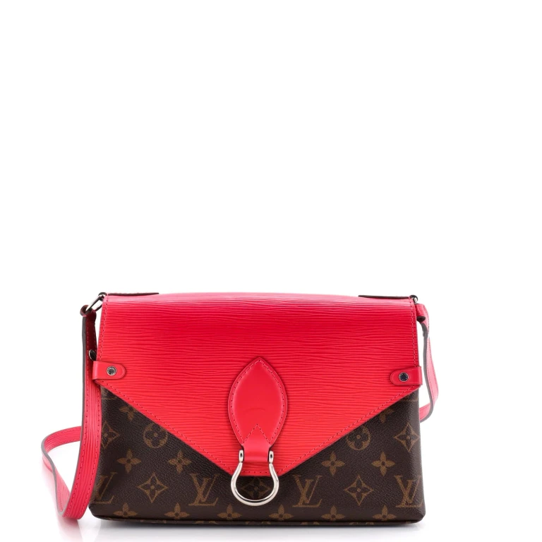 Saint Michel Handbag Monogram Canvas and Epi Leather