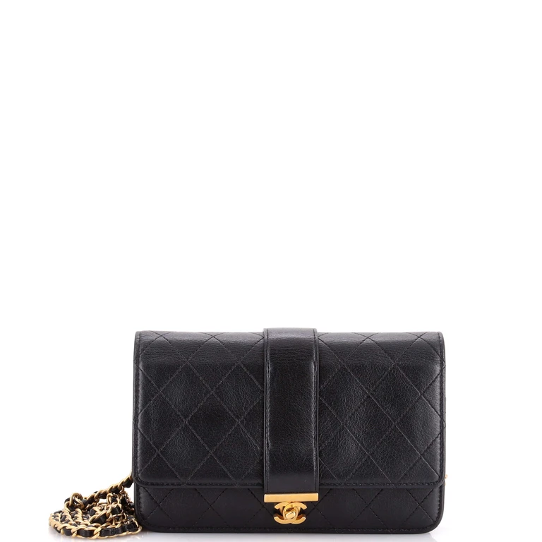 Vintage Full Flap Bag Quilted Lambskin Mini
