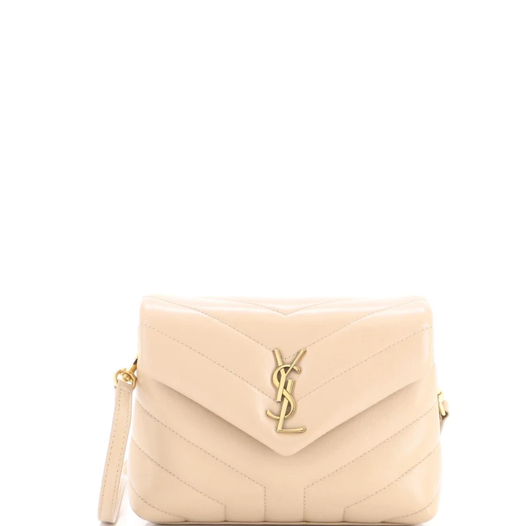 Loulou Shoulder Bag Matelasse Chevron Leather Toy