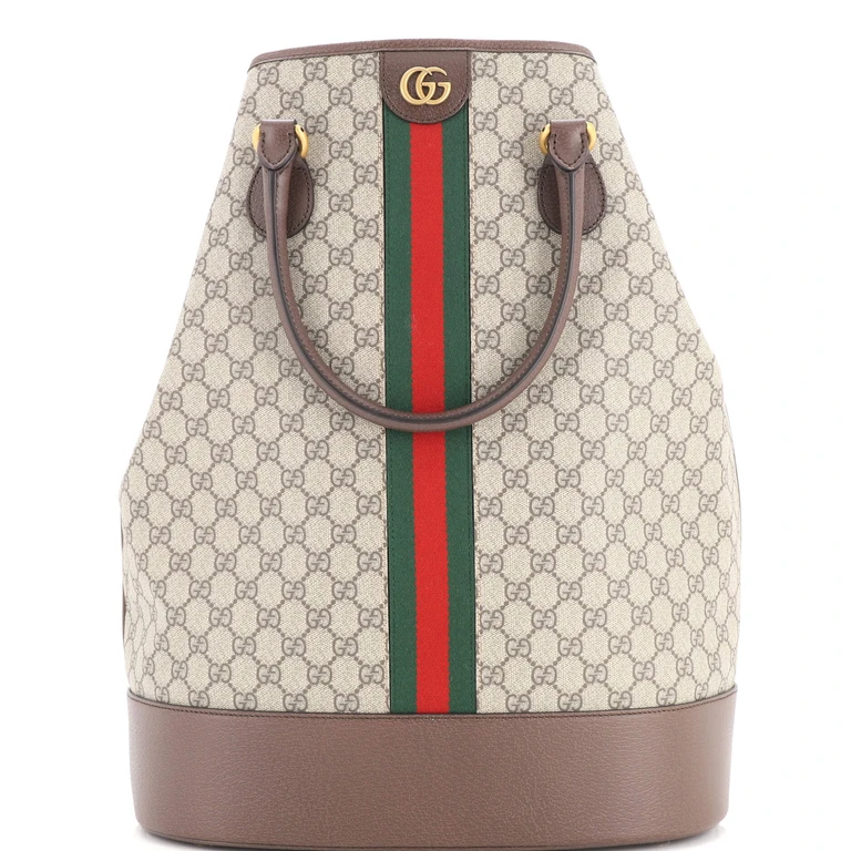 Ophidia Duffle Tote GG Coated Canvas
