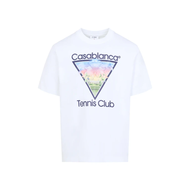 Casablanca T-Shirt - Blanc (MAW26JTS00106TENNIS)