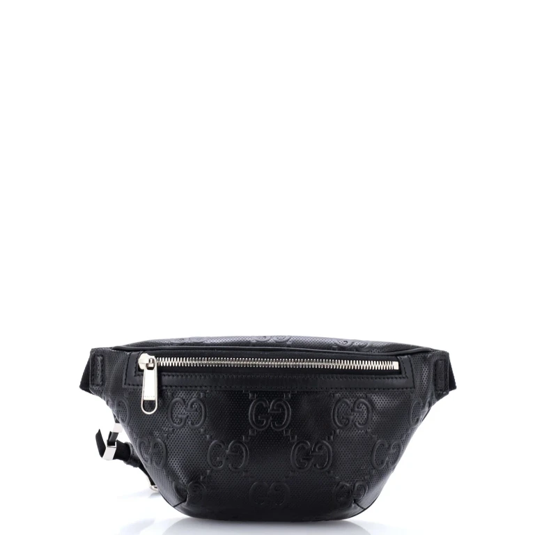 Belt Bag GG Embossed Perforated Leather Small
