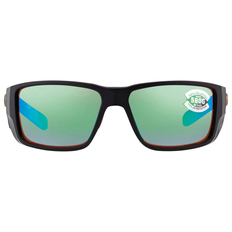BLACKFIN PRO Green Mirror Polarized Glass Mens Sunglasses 6S9078 907802 60