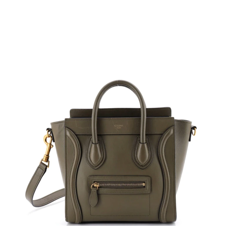 Luggage Bag Smooth Leather Nano