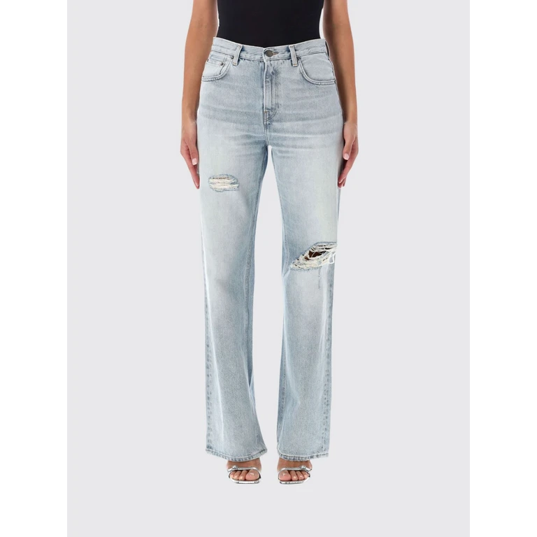 Bonnie High-Waisted Wide-Leg Denim Jeans with 5-Pocket Design (HEW03330DF106L0961)