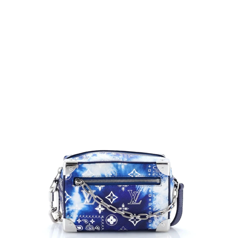 Soft Trunk Bag Limited Edition Monogram Bandana Leather Mini