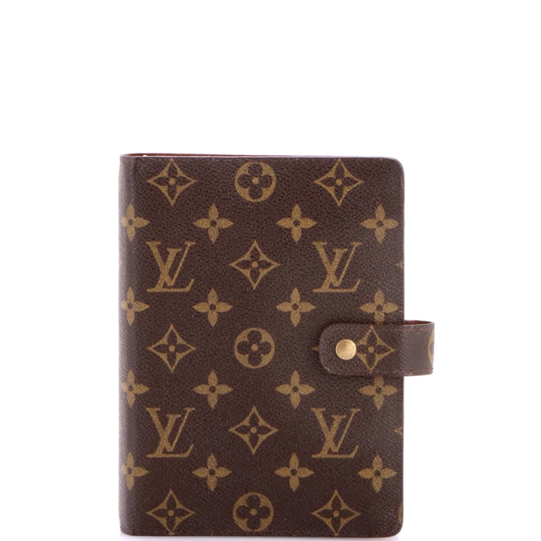 Ring Agenda Cover Monogram Canvas MM