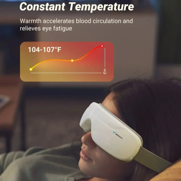 Heated Eye Massager with Air Compression