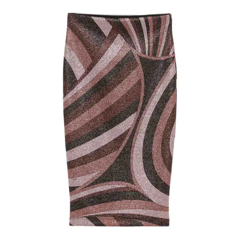 Jupe Midi - Rouge Brun (6UJV106U867011)