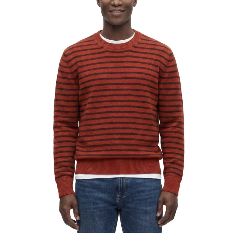 Wool Striped Crewneck Sweater
