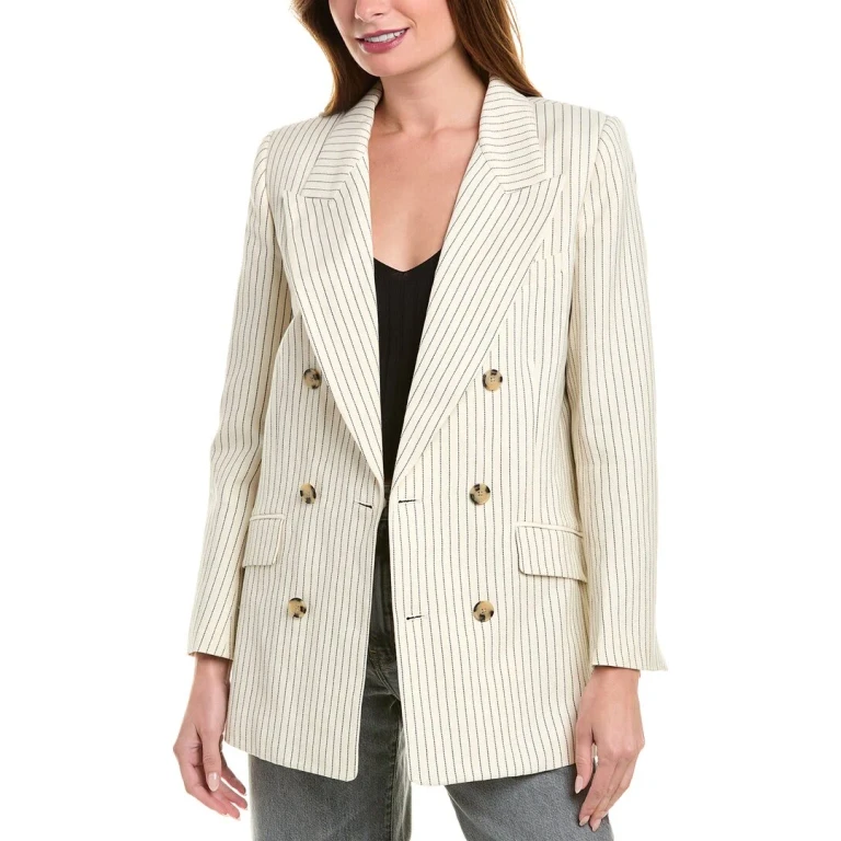 Linen-Blend Jacket