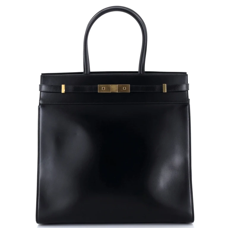 Manhattan Tote Leather North South