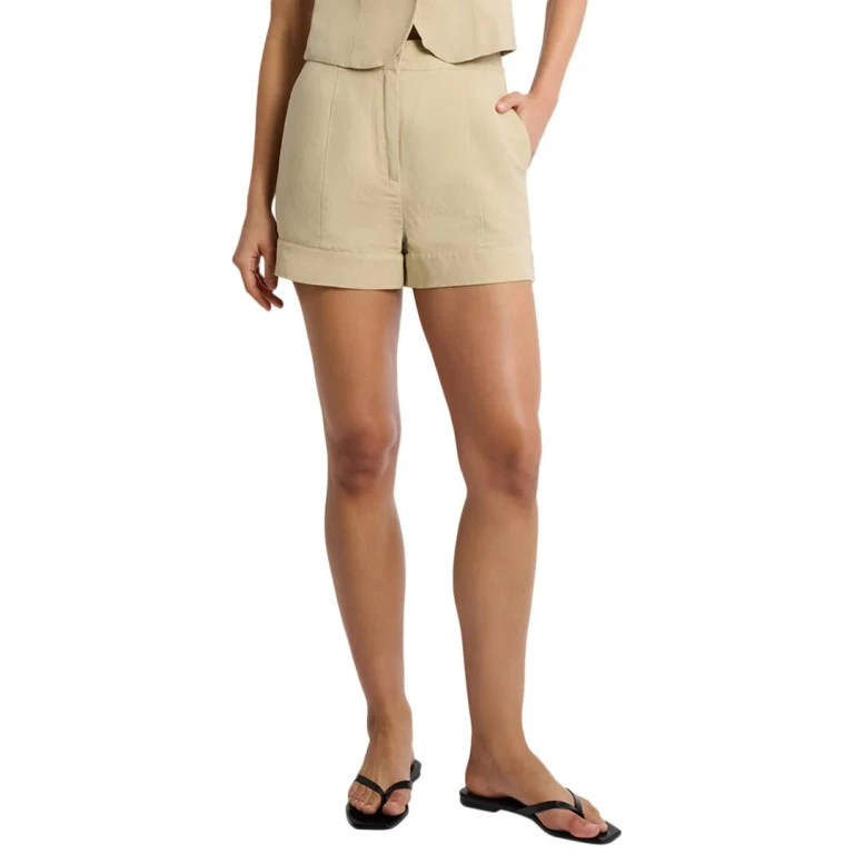Air Linen-Blend Trouser Short