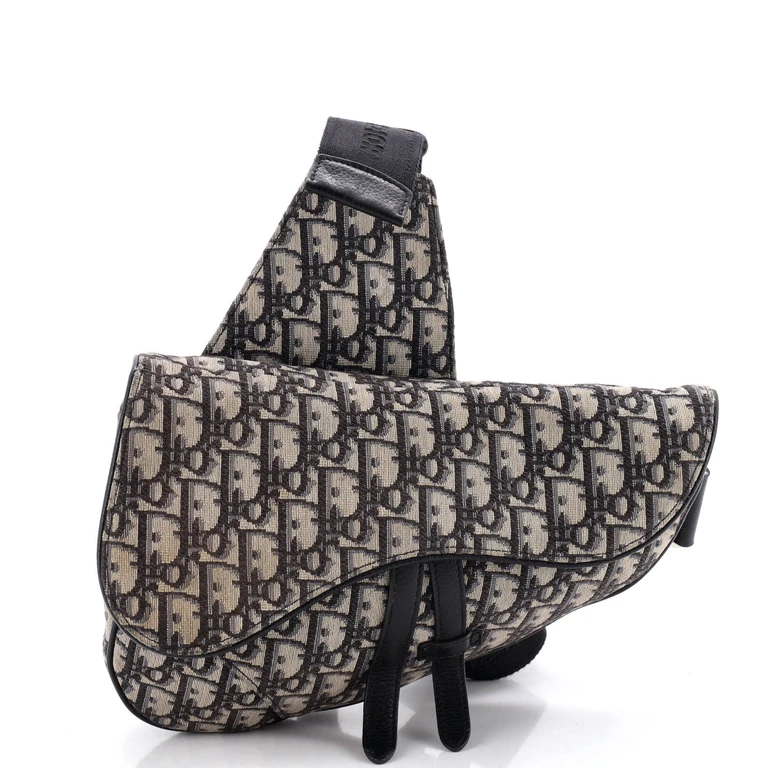 Saddle Crossbody Bag Oblique Canvas
