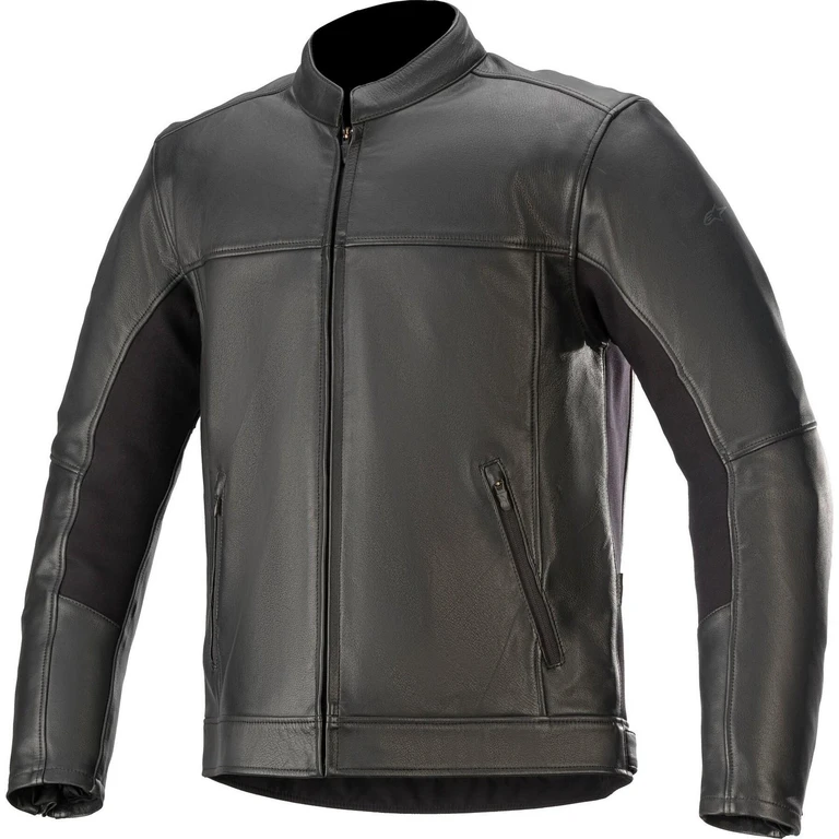Topanga Leather Motorcycle Jacket 3XL Black