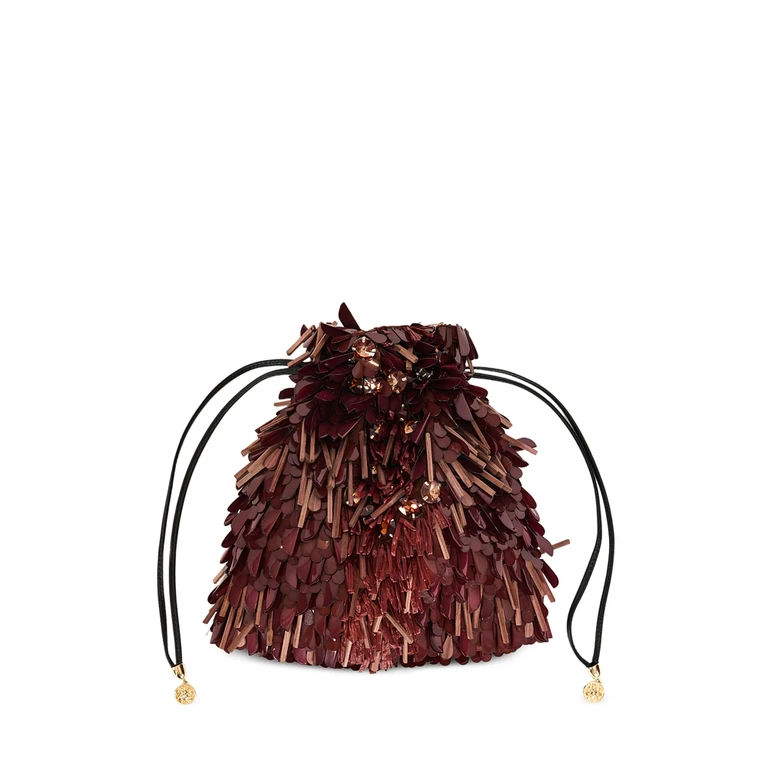 La Doublej Dustbag Pochette Embroidered
