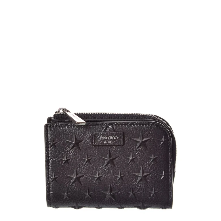 Compact Zip Leather Wallet