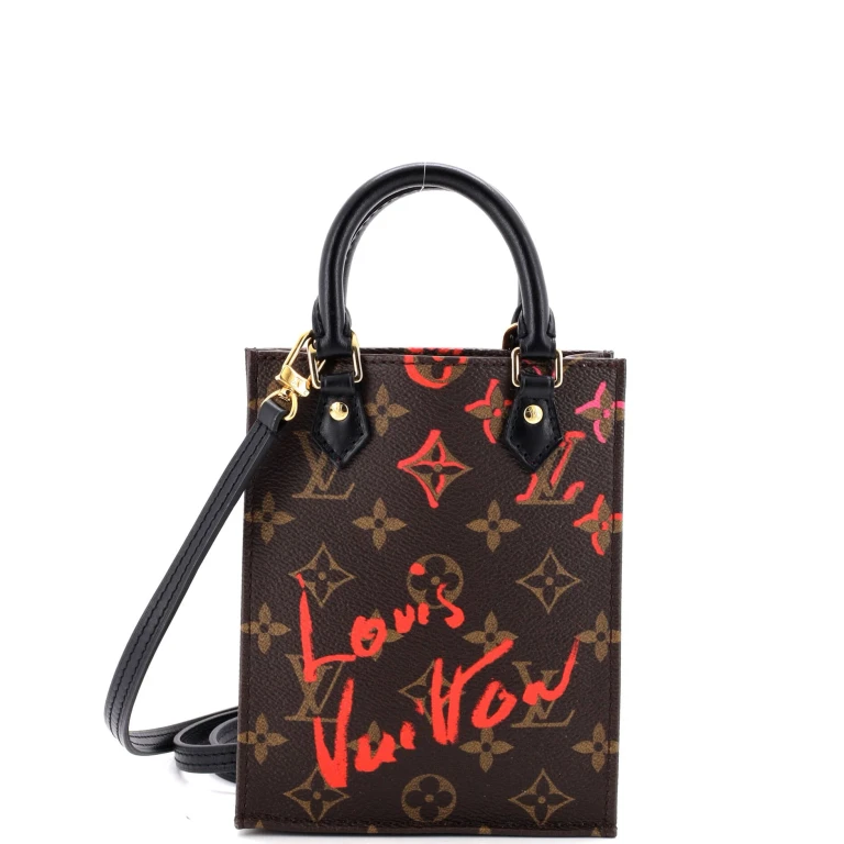 Petit Sac Plat Bag Limited Edition Fall in Love Monogram Canvas