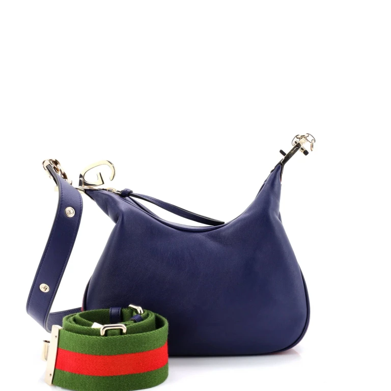 Attache Shoulder Bag Leather Small