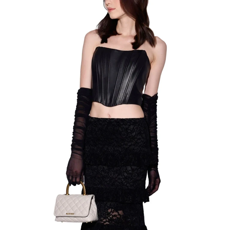 Lizette Leather Dress