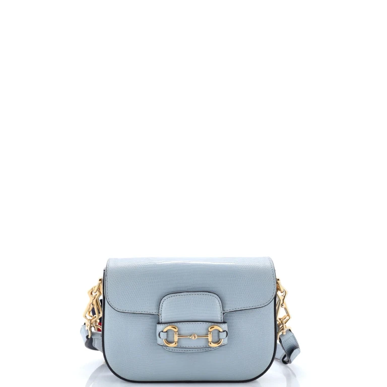 Horsebit 1955 Shoulder Bag Lizard Mini