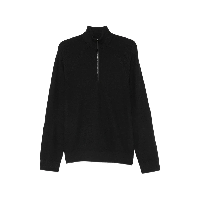 Zip-fastening High-neck Sweater