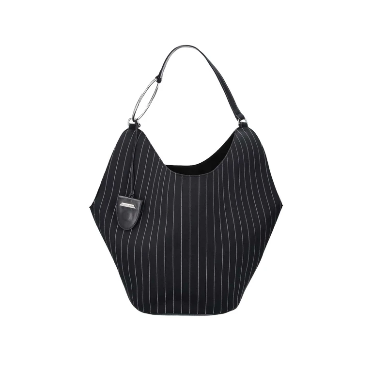 Sac porté épaule hobo en laine Dondup
