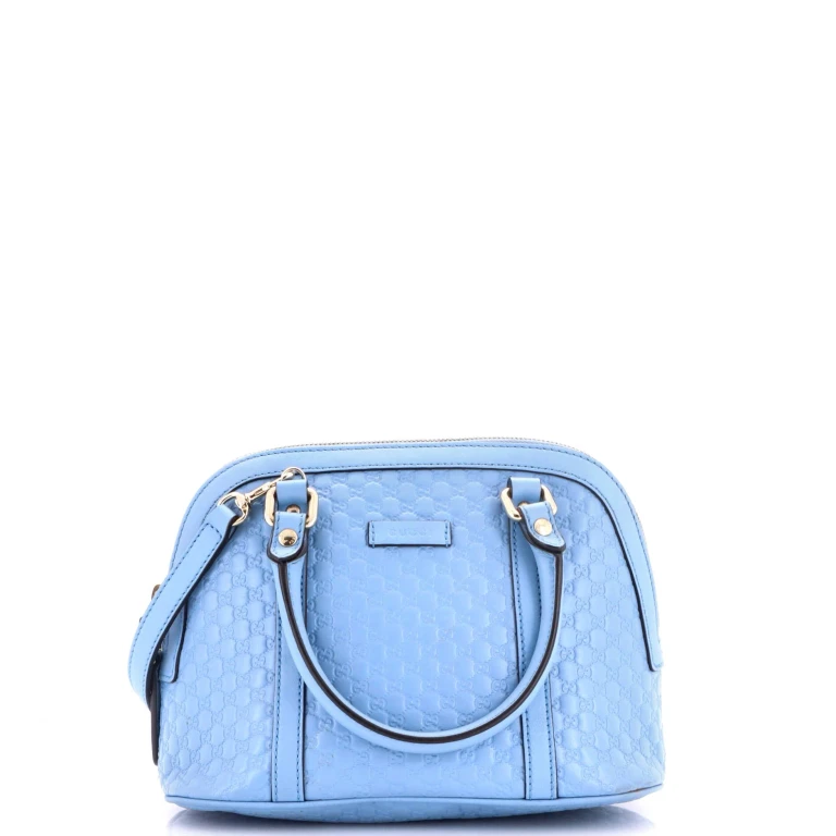 Convertible Dome Satchel Microguccissima Leather Mini