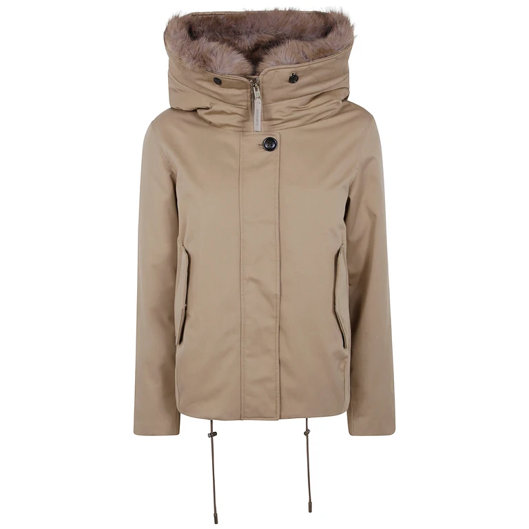 Short Parka "Best Cotton Faux Fur"