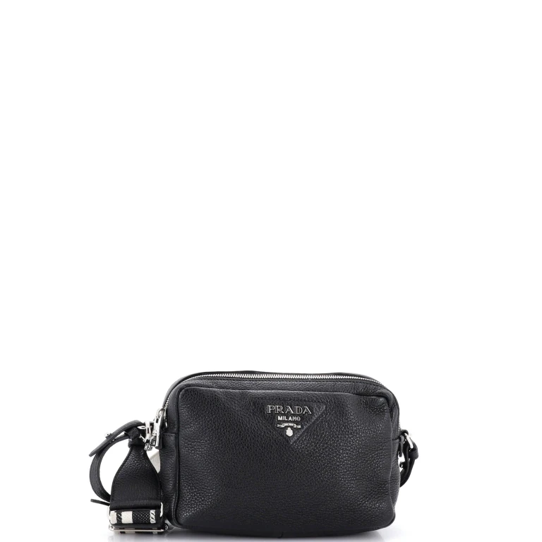 Flou Camera Crossbody Bag Vitello Daino Small