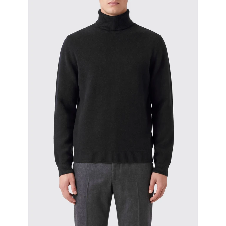 Wool and Camel Blend Turtleneck Jumper (263MYB4000309)