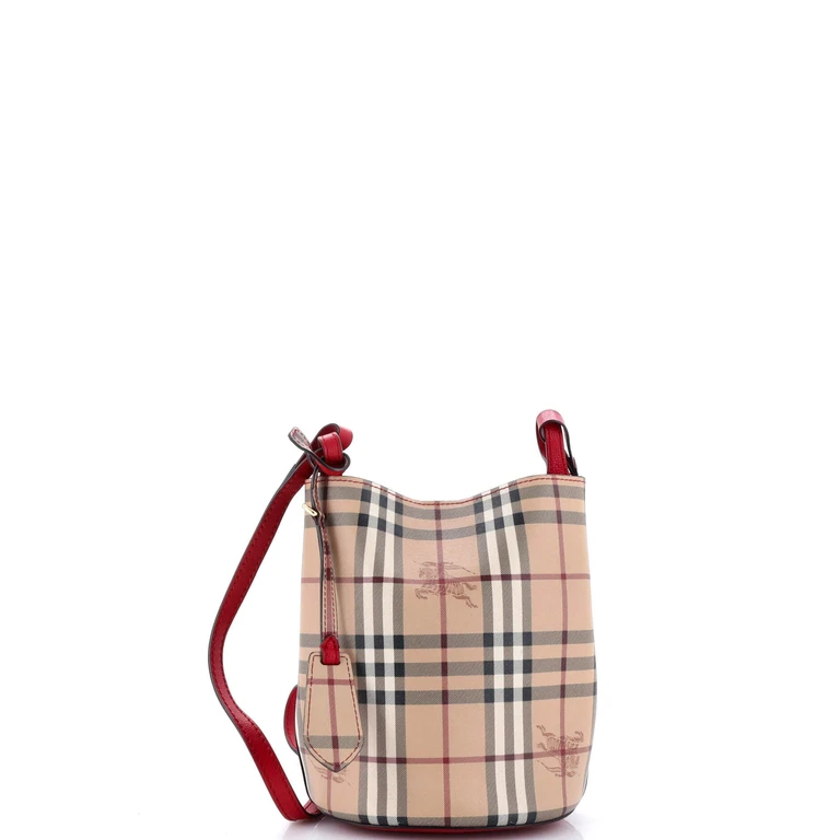 Lorne Bucket Bag Haymarket Coated Canvas Small