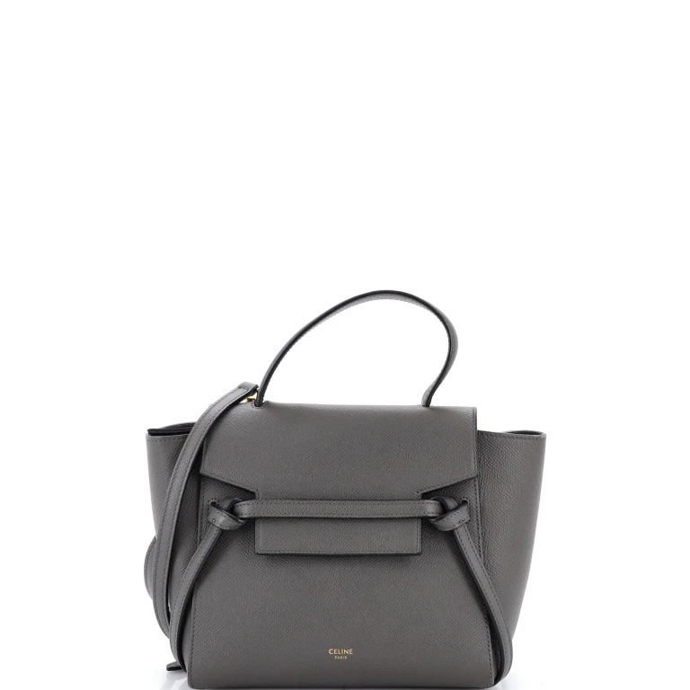 Belt Bag Textured Leather Nano