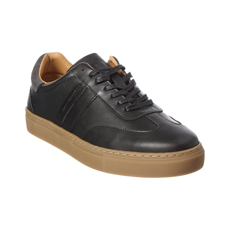M by Bruno Magli Ryan T Toe Leather Sneaker