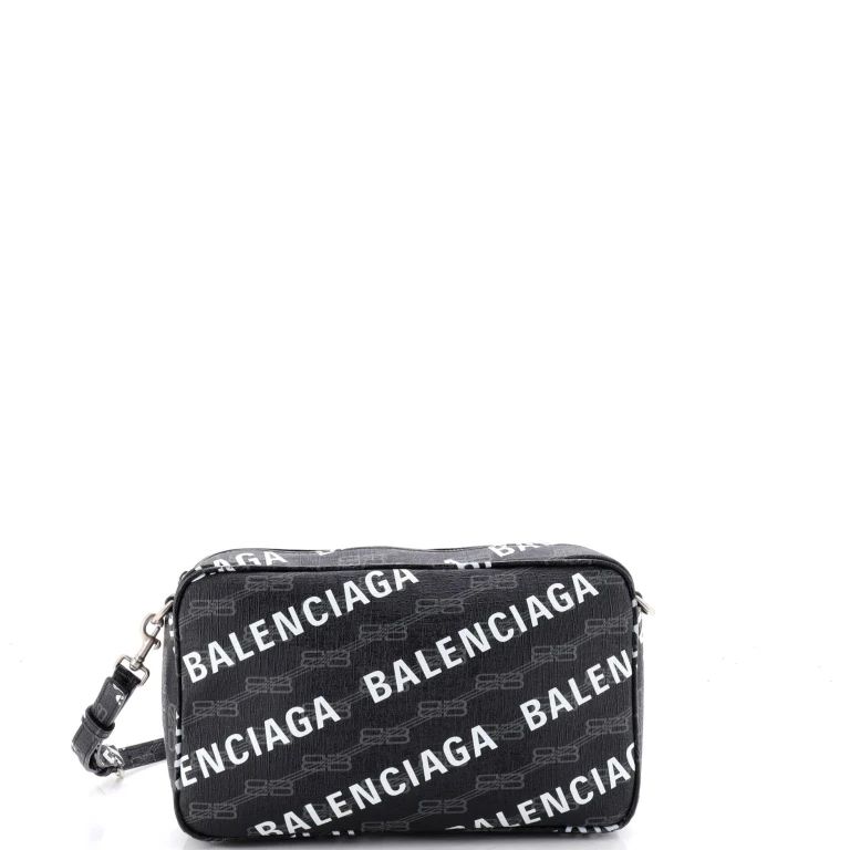 Signature Camera Bag BB Monogram Coated Canvas Medium