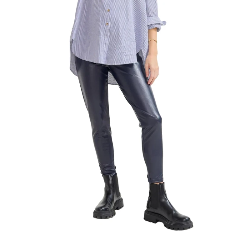 the Vegan Stretch Leather Legging